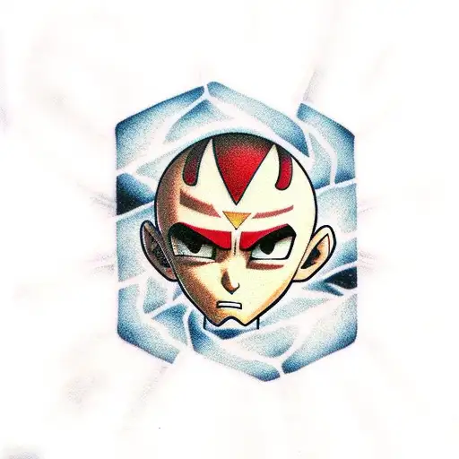 avatar aang tattoo design idea