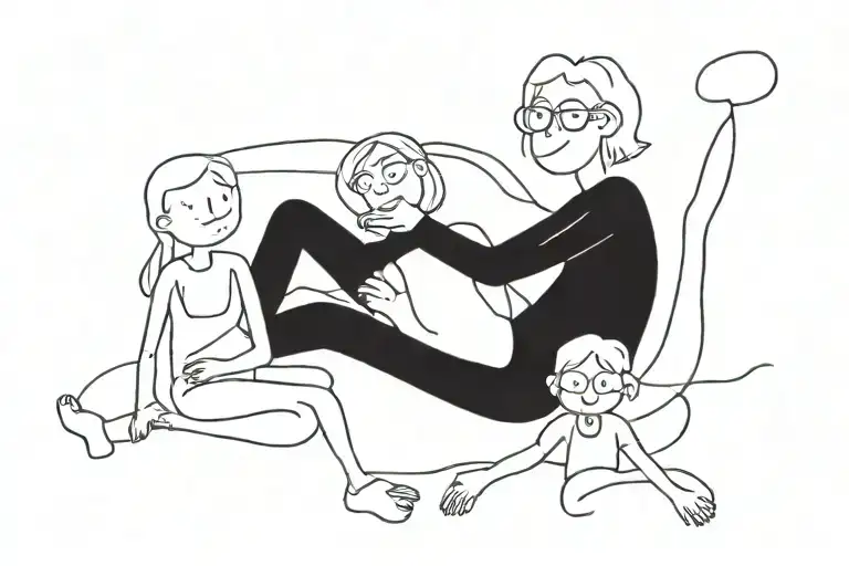 Maureen, Aubrey, Emmie tattoo design idea