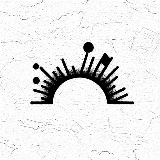 Computer chip tattoo design idea