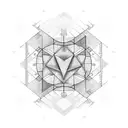 computer chip tattoo design idea