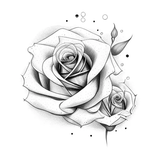 Money motivation roses travel tattoo design idea