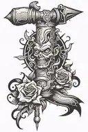 Medium sized inner forearm tattoo design idea