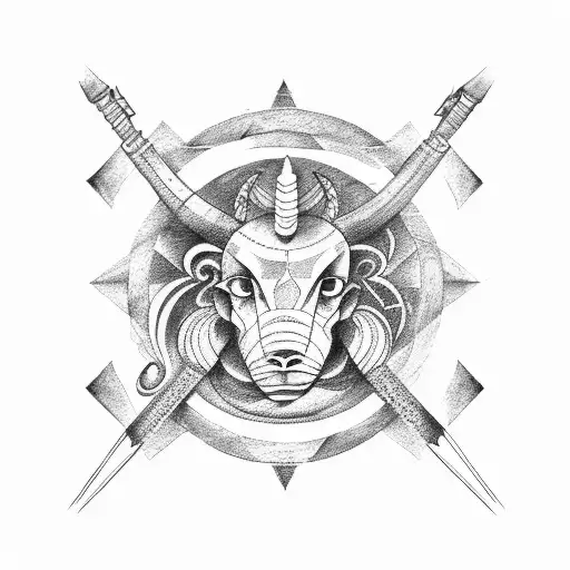 Gemini, Capricorn, cancer, Sagittarius Leo tattoo design idea