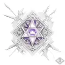 Amethyst  tattoo design idea