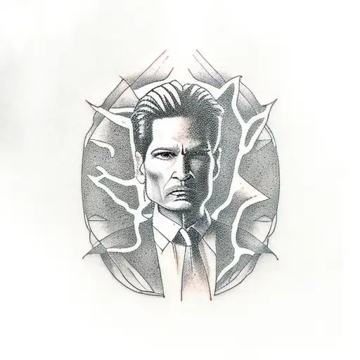 Twin Peaks and X-files tattoo design idea