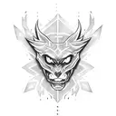 zenitsu and lightning tattoo design idea