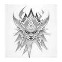 zenitsu and lightning tattoo design idea