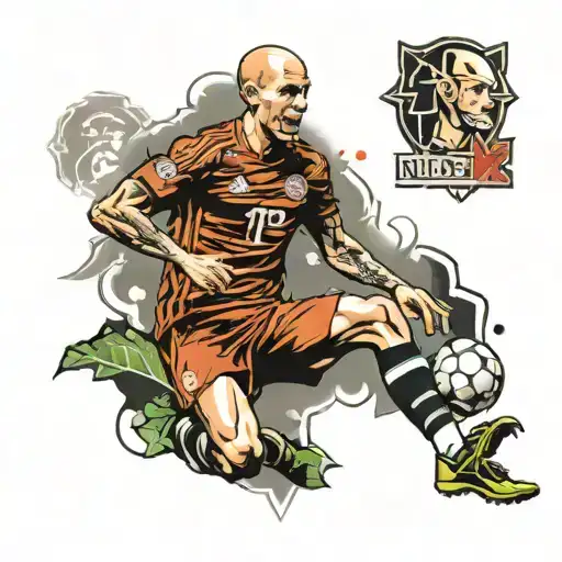 Arjen Robben tattoo design idea