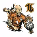 Arjen Robben tattoo design idea