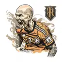 Arjen Robben tattoo design idea