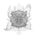 opium bird tattoo design idea