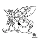 tinkerbelle from peter pan tattoo design idea