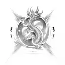 dragon ball tattoo design idea