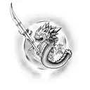 dragon ball tattoo design idea