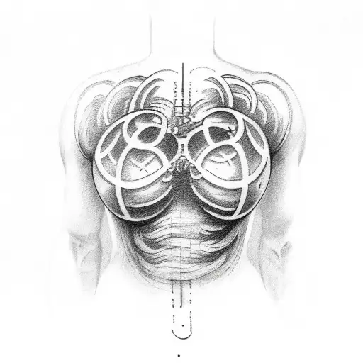 right chest cloud tattoo with 2 Timothy 1:7  tattoo design idea