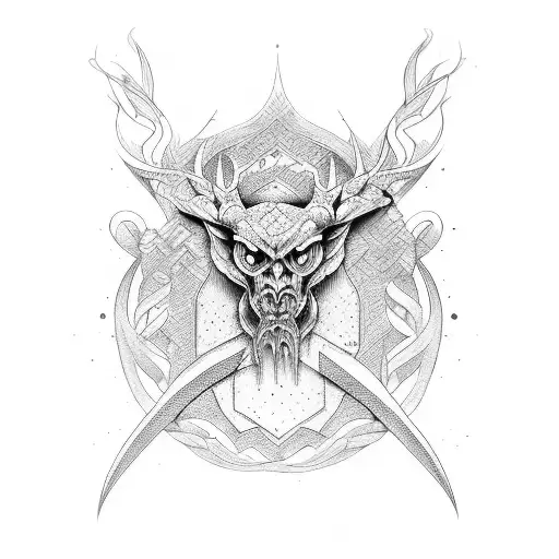 mimir tattoo design idea