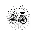 bicycle tattoo design idea