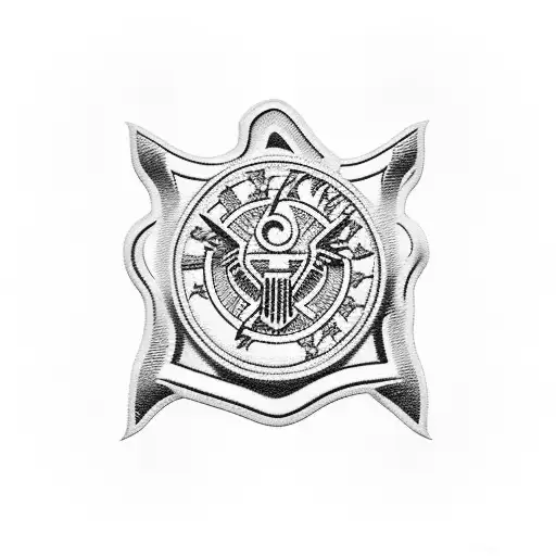 United States Army Combat Medical Badge tattoo design idea
