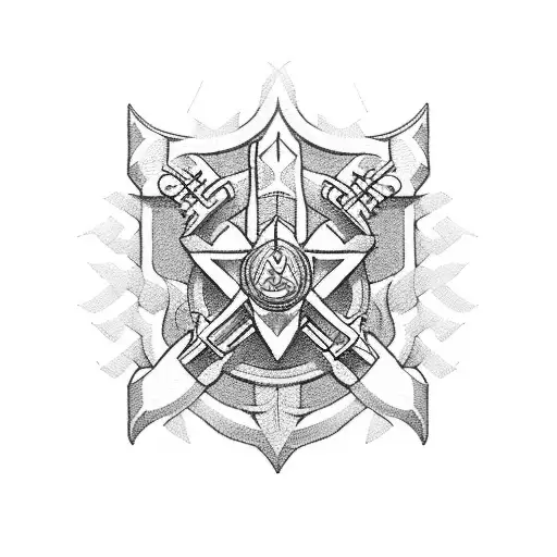 Combat Medical Badge tattoo design idea