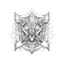Combat Medical Badge tattoo design idea