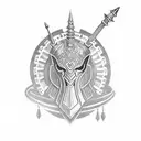 polish hussar tattoo design idea