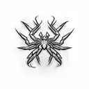 spider man Verse venom  tattoo design idea