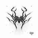 spider man Verse venom  tattoo design idea
