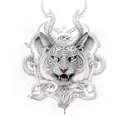 harpia tattoo design idea