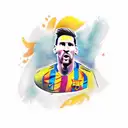 messi worldcup tattoo design idea
