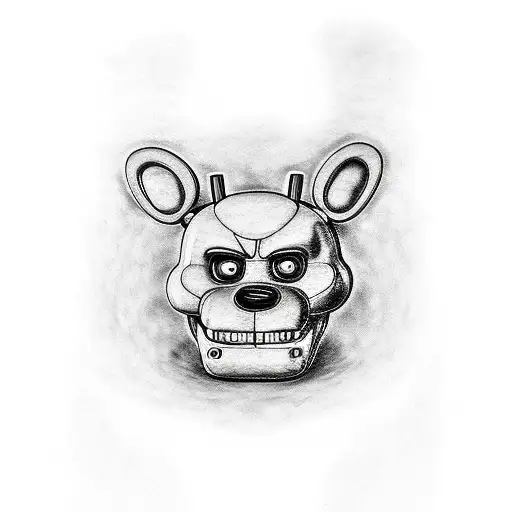 five nights at freddy's  tattoo design idea