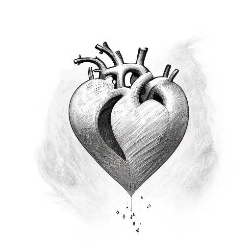 heart with j and s tattoo design idea