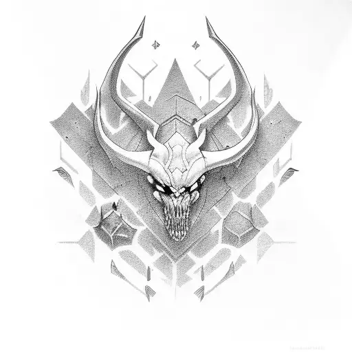 doncella de hierro arma de tortura  tattoo design idea