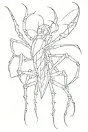 Spears of the Hollownight Mantis Lords tattoo design idea