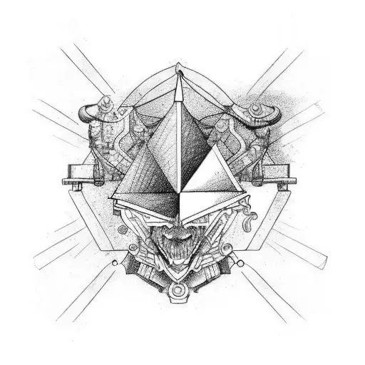 steampunk  tattoo design idea