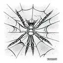 Spider tattoo design idea