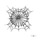 Spider Web tattoo design idea