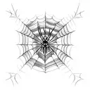 Spider Web tattoo design idea