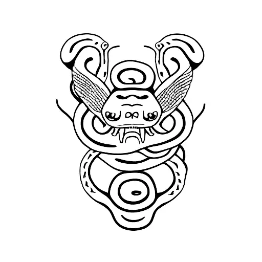Mexican snake for my left arm tattoo design idea