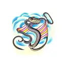 snake with Mexican quote inside tattoo design idea