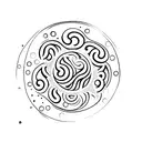 dawn, dewdrops  tattoo design idea