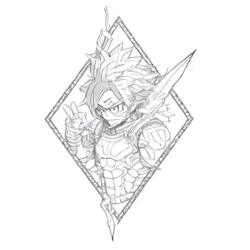 my hero academia tattoo design idea