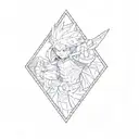 my hero academia tattoo design idea