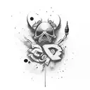 Graffiti lettering spelling out 'Respeito é pra quem tem' tattoo design idea