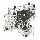 Incorporate binary code into a sleek tech-inspired tattoo design tattoo design idea