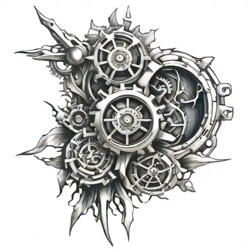 Everything happens for a reason  tattoo design idea