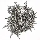 Everything happens for a reason  tattoo design idea