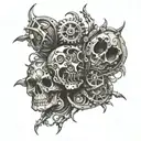 Everything happens for a reason  tattoo design idea