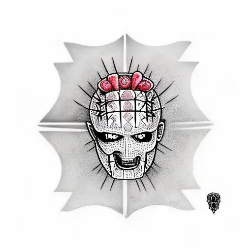 Pinhead hellraiser tattoo design idea