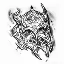 crusader tattoo design idea