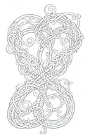 Infinity Symbol with names tattoo design idea